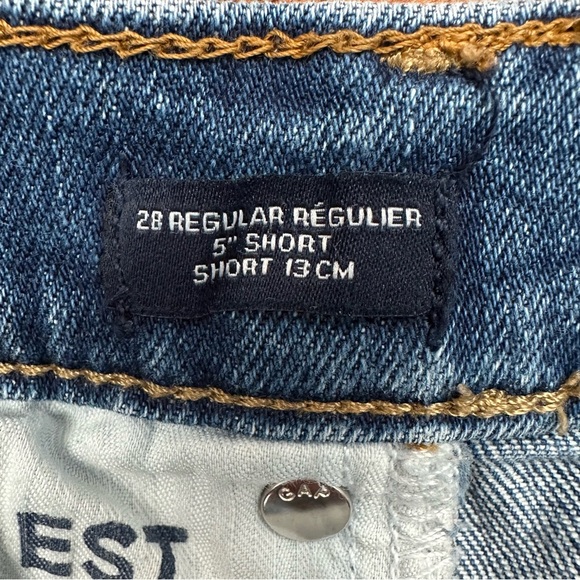 GAP Mid Rise Denim Short 5” - Picture 6 of 7